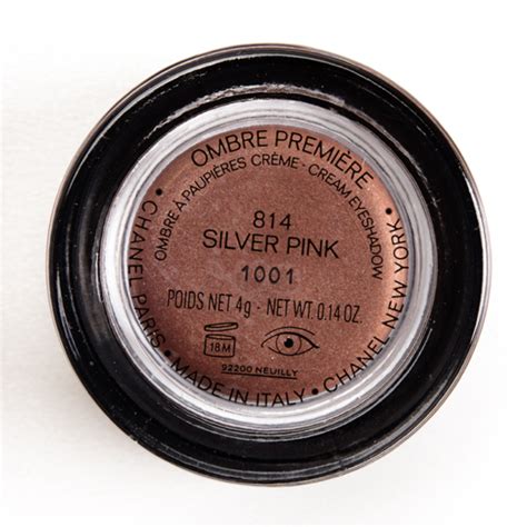 chanel silver pink eyeshadow swatc|Chanel ombre longwear cream eyeshadow.